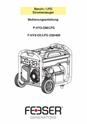 FEESER P-HY9-OE/LPG-230/400 Manual De Instrucciones