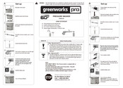 GreenWorks Pro PW60L00 Manual De Instrucciones