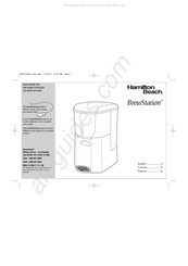 Hamilton Beach BrewStation 47686 Manual De Instrucciones