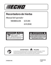 Echo GT-251E Manual Del Operador