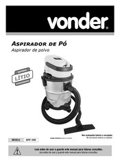 vonder 60.04.184.000 Manual De Instrucciones