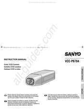 Sanyo VCC-P6784 Manual De Instrucciones