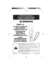 Greenlee CMGL-10 Manual De Instrucciones