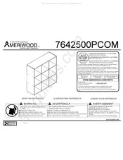 Dorel Ameriwood 7642500PCOM Instrucciones De Montaje