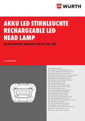 Würth ERGOPOWER SENSOR PETITE 2W LED Traducción Del Manual De Instrucciones De Servicio Original