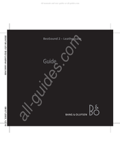 Bang & Olufsen BeoSound 2 Guia Del Usuario