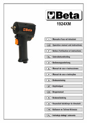 Beta 1924XM Manual De Uso E Instrucciones