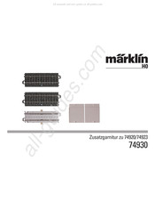 marklin 74923 Manual De Instrucciones