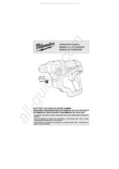 Milwaukee 2416-20 Manual Del Operador