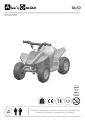 Alice's Garden QUAD ROCQUAD6V Manual De Instrucciones