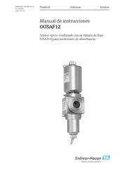 Endress+Hauser OUSAF12 Manual De Instrucciones