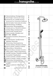 Hansgrohe Croma Showerpipe 27143000 Modo De Empleo/Instrucciones De Montaje