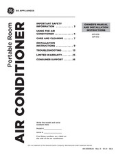 GE APFA10 Serie Manual Del Propietario E Instrucciones De Instalación
