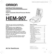 Omron HEM-907 Manual De Instrucciones