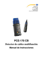 PCE Instruments PCE-170 CB Manual De Instrucciones