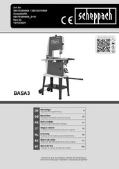 Scheppach 59015019969 Traducción Del Manual De Instrucciones Original