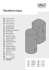 Reflex Storatherm Aqua AF Serie Instrucciones De Uso