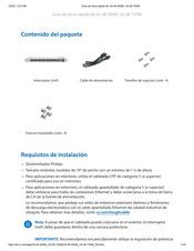 Ubiquiti US-48-750W Guia De Inicio Rapido