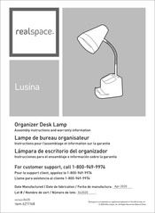 realspace Lusina Instrucciones Para El Ensamblaje