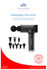 Lifeproducts Massage Gun Pro Manual Del Usuario