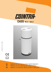 Cointra OASIS 120 LT Manual De Uso, Instalación Y Mantenimiento