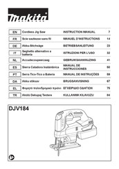 Makita DJV184 Manual De Instrucciones