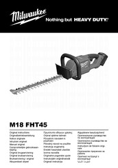 Milwaukee M18 FHT45 Manual Original