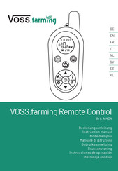 VOSS.farming 41404 Instrucciones De Operación