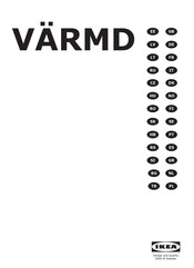 IKEA VÄRMD Serie Manual De Instrucciones