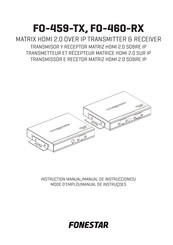 FONESTAR FO-459-TX Manual De Instrucciones