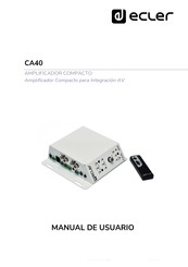 Ecler CA40 Manual De Usuario