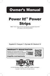 Tripp-Lite Power It! Manual Del Propietário