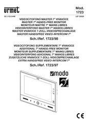 Urmet vmodo 1723 Manual Del Usuario