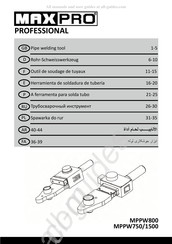 MaxPro PROFESSIONAL MPPW800 Guia De Inicio Rapido