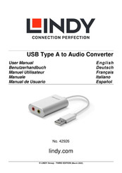 Lindy 42926 Manual De Usuario