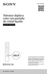 Sony BRAVIA KD-65X75K Guía De Referencia