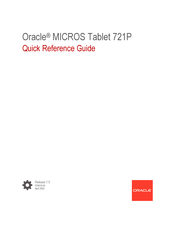 Oracle MICROS 721P Guía De Referencia Rápida