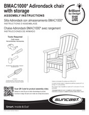 Suncast Brilliant by Design BMAC1000 Serie Instrucciones De Montaje