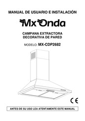 Mx Onda MX-CDP2682 Manual De Usuario E Instalacion