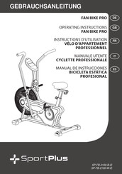 Sportplus FAN BIKE PRO Manual De Instrucciones