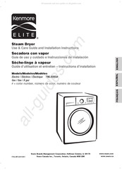 KENMORE ELITE 796.8099 Serie Guia De Uso Y Cuidado E Instrucciones De Instalacion