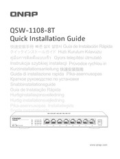 QNAP QSW-1108-8T Guía De Instalación Rápida