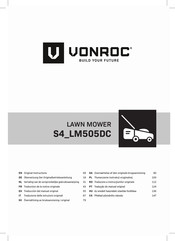 VONROC S4 LM505DC Traducción Del Manual Original