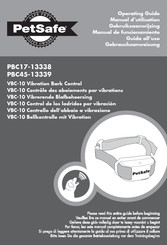 Petsafe VBC-10 Manual De Funcionamiento