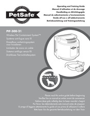 Petsafe PIF-300-21 Manual De Adiestramiento Y Funcionamiento