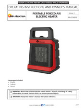 Mr. Heater MHE150FAT Instrucciones De Funcionamiento Y Manual Del Propietario