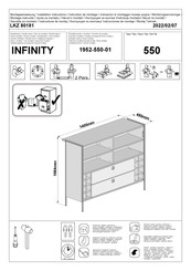 trendteam INFINITY 1952-550-01 Instructions De Montage