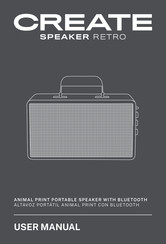 Create SPEAKER RETRO Manual Del Usuario