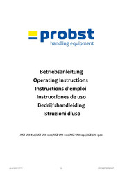 probst AKZ-UNI-850 Instrucciones De Uso