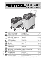 Festool CTM 33 E Instrucciones De Servicio